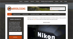Desktop Screenshot of mirrorlessons.com