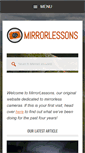 Mobile Screenshot of mirrorlessons.com